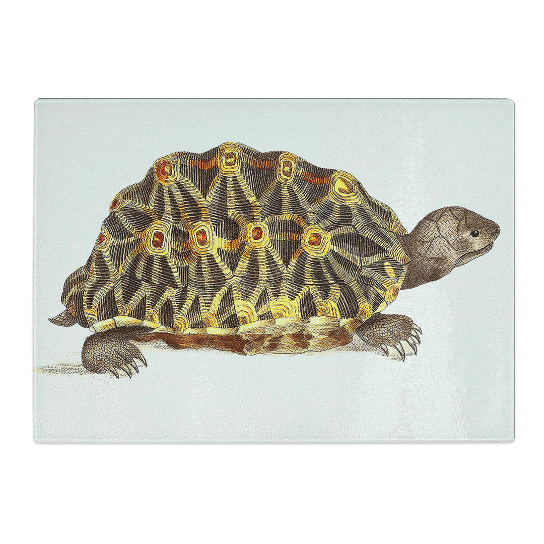 Tempered Glass Tortoise by George Shaw Chopping Board