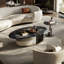Table basse ovale en pierre supercristalline-104066306-104066304