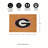 University of Georgia Large Full Color Coir Mat, 36"x24"
