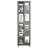 4-Tier All-Steel Rotating Bookshelf With 360° Wheels, Large Size Sturdy & Spacious Book Rack-512519648