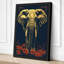 Golden Elephant Art Deco - Wrapped Canvas-1859807416-1859807423