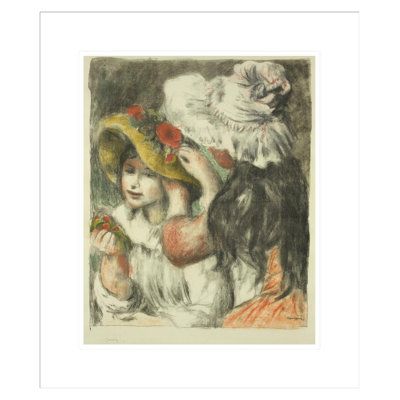 Le chapeau épinglé par Pierre-Auguste Renoir