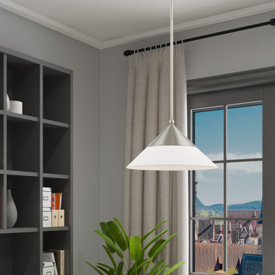 Luminaire suspendu conique à 1 lumière Harbourvale
