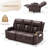 Reclining Loveseat With Cup Holders&side Pockets-376724647