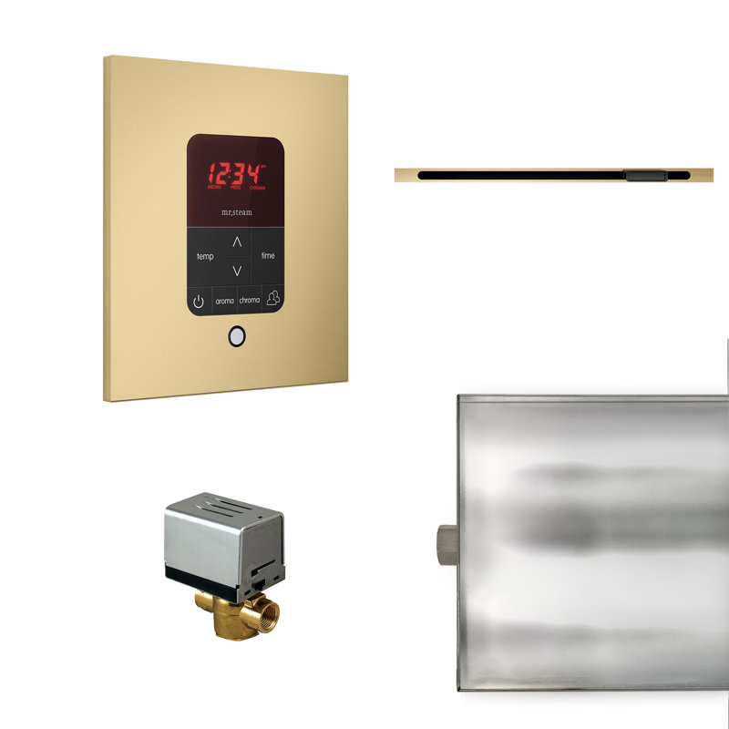 Steam Generator Control, Satin Brass