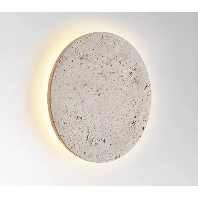 Wabi-sabi Yellow Travertine Wall Light