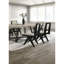 Ensemble de salle à manger contemporain noir-309032825