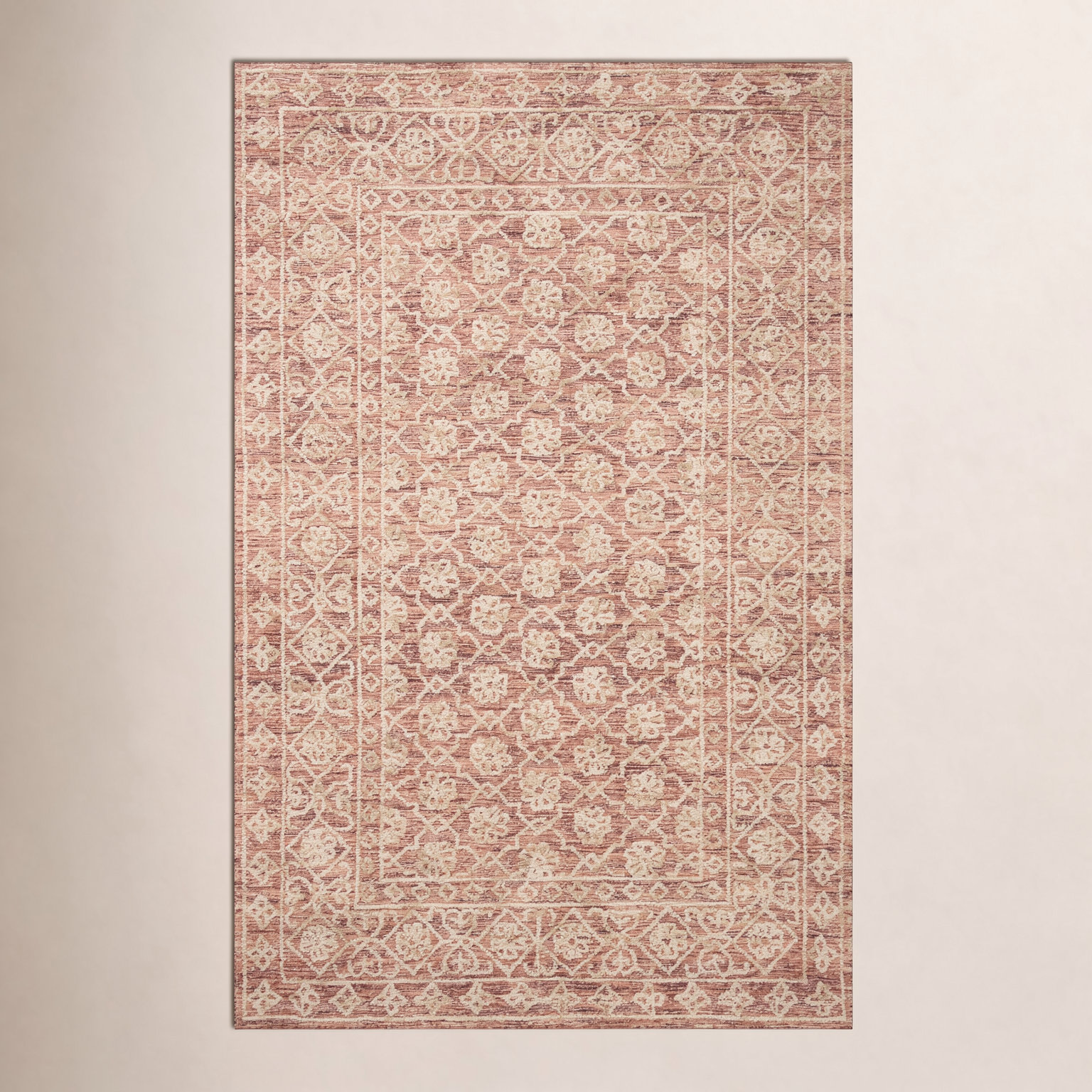 Millcreek Rust Brown Hand-Tufted Wool Oriental Rug, Rectangle 11'6" x 15'