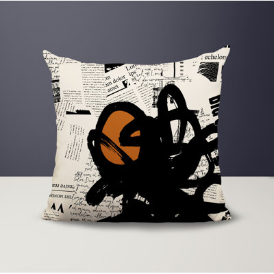 Cena Abstract Reversible Indoor/Outdoor Square Pillow