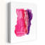 Translucent Layers Abstract Bold Colorful Violet Wall Art Print by Ohkimiko - Wrapped Canvas Print-1317261576