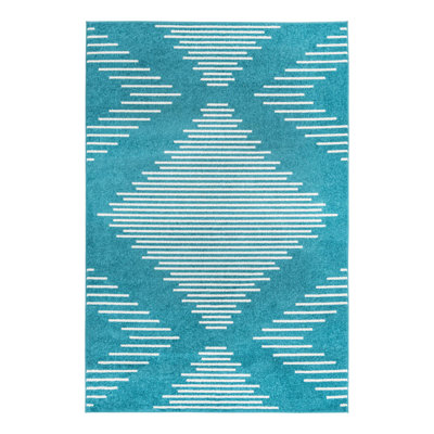 Chenille Geometric Indoor Rug
