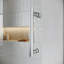 Porte de douche coulissante simple sans cadre de 56 à 60 po x H 72 po avec verre trempé transparent de 3/8 po amélioré-71469175