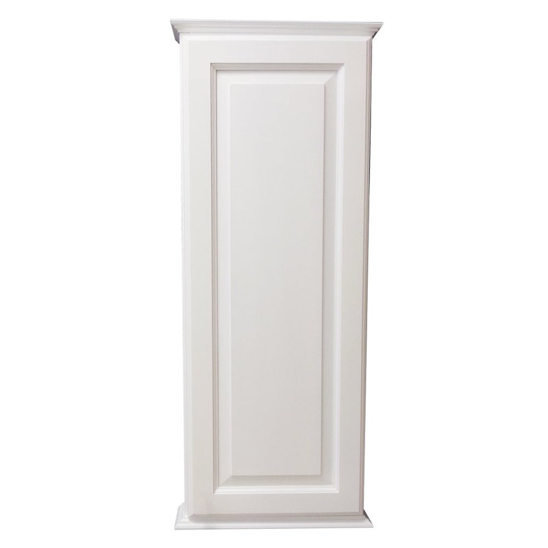 Armoire de salle de bain murale en bois massif l 15,5 po x H 49,5 po x P 4,25 po, 49.5" H x 15.5" W x 4.25" D