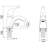 Single-Hole Single-handle Bathroom Faucet with Drain Assembly-22003531