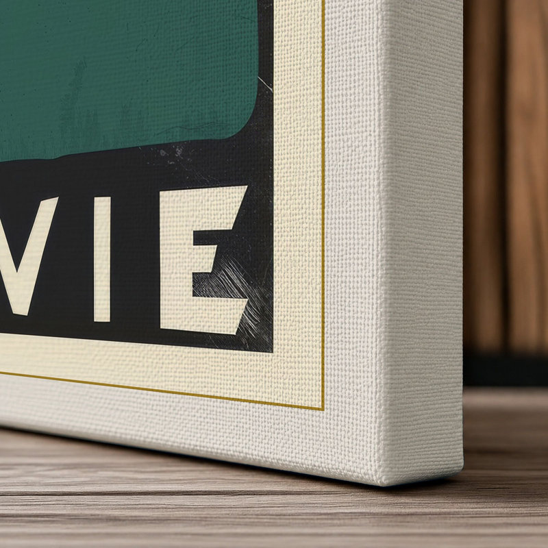 La Vie Art Deco - Wrapped Canvas, 24x16 - 61.0 x 40.6 cm, Cream Border