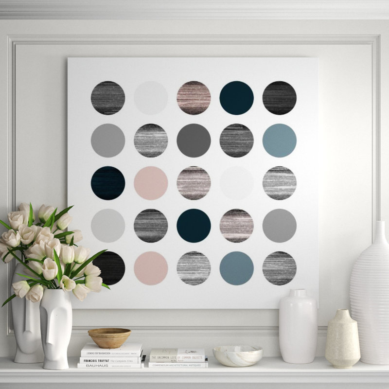 Planets I Print by Bobby Berk, Glass Coat, 47" H x 47" W x 1.5" D