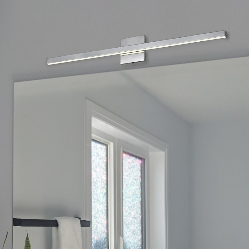 Ruhamah Dimmable LED Vanity Light, Matte Black
