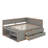 Full Size Daybed With Drawers And Shelves-1695000368