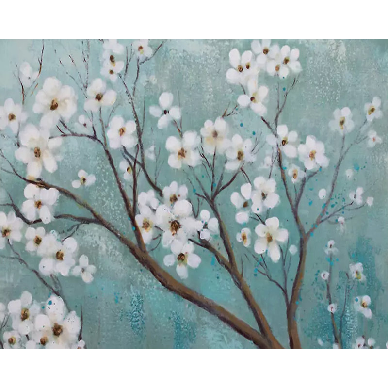 Peel & Stick Floral Wall Mural, 187" W x 106" L