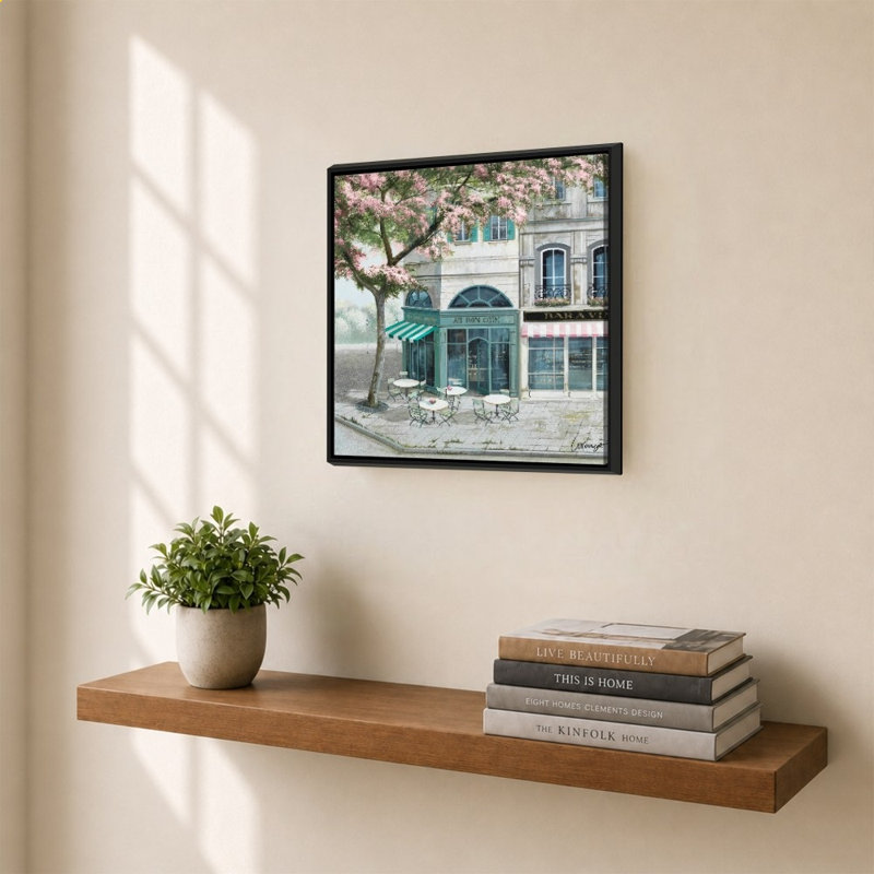 «Quiet Corner Cafe» par Lorenzo Collective - Impression sur toile