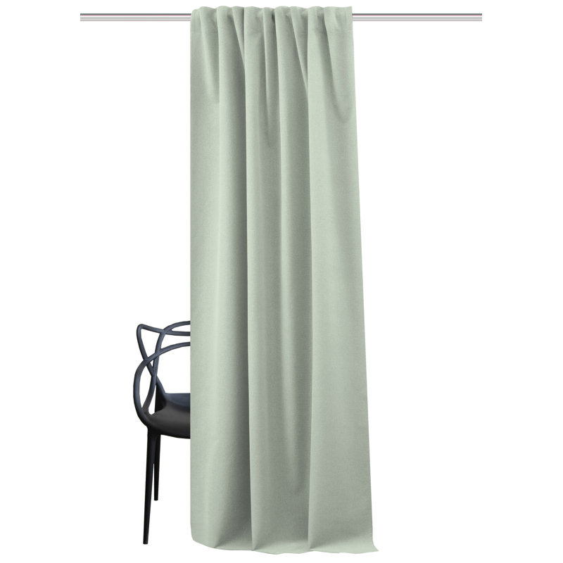 Srika Blackout Curtain Single Panel, Sage
