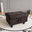 Repose-pieds de rangement en flanelle Julionna
