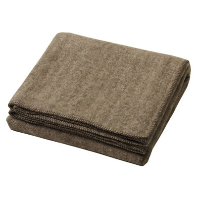 Premium 80% Alpaca and 20% Lambswool Herringbone Blanket