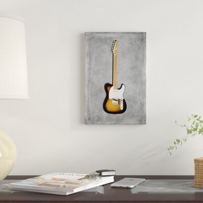 Fender Telecaster 58' Graphic Art on Wrapped Canvas -  East Urban Home, 5FF05C1879424B24A6BE5E0583BB8D35