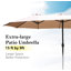 457.2cm X 274.32cm Rectangular Market Parasol-2076133436