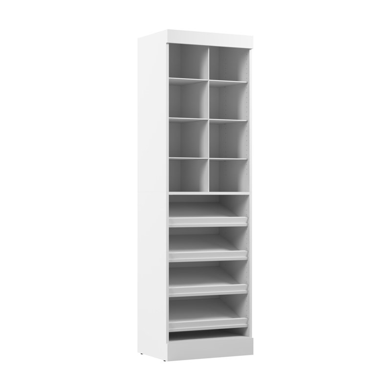 Système d'organisation l 25 po Arlex, Blanc