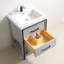 Ensemble de meuble-lavabo simple 25 po Radegunda-606737059
