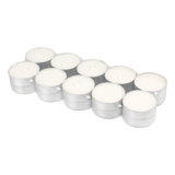 Unscented Tealight Candle with Metal Holder