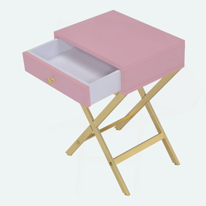 Rectangular Side Table With One Drawer