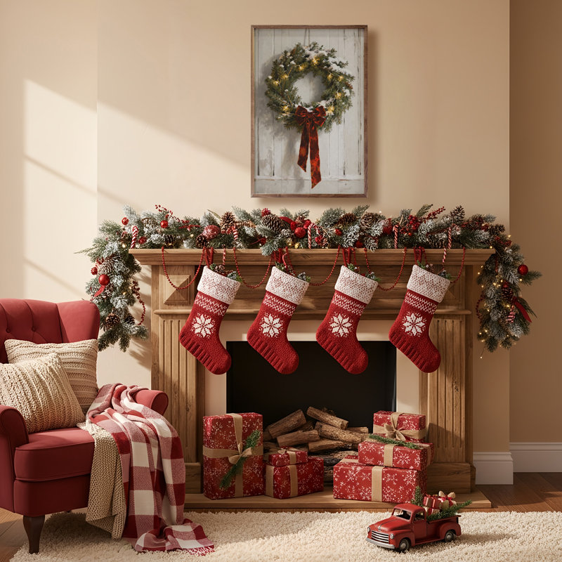 Velvet Ribbon Wreath, H 16 po x l 10 po