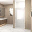 Porte de douche pivotante en verre trempé-127317801