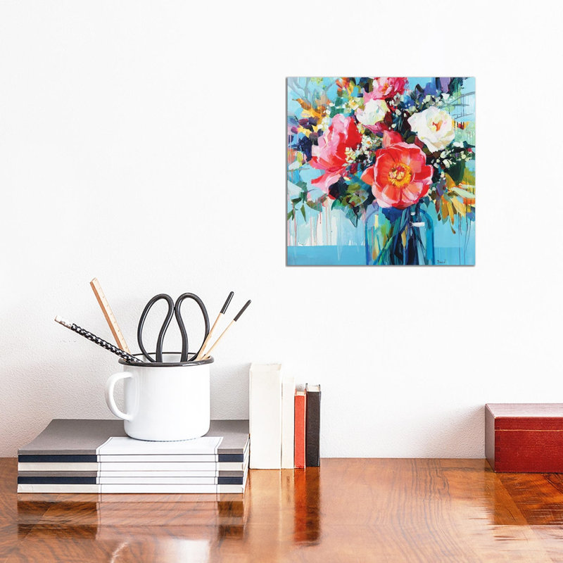 Belle Love 1 Piece Wrapped Canvas Painting, 30.48cm H x 30.48cm W