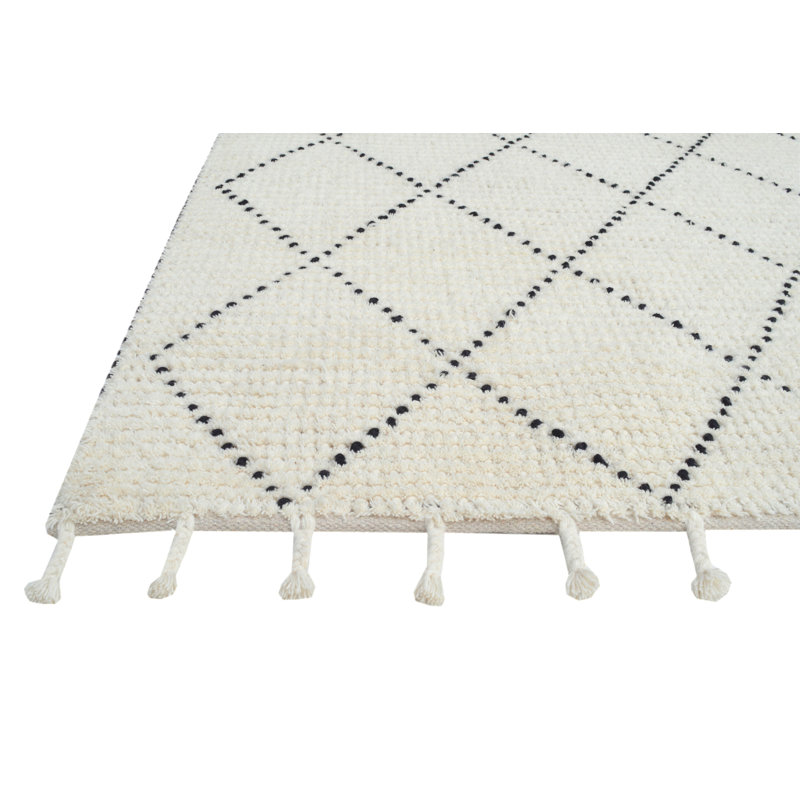 Leavitt Wool Geometric Indoor Rug, Rectangle 2' x 4'