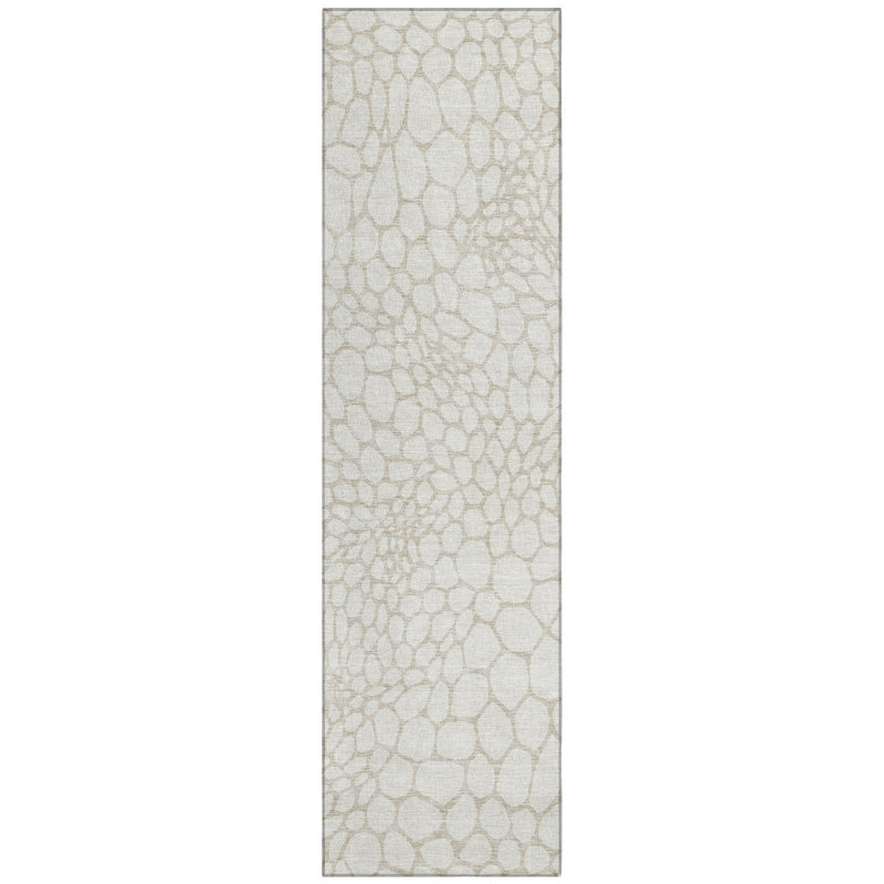 Colwart Flatweave Geometric Indoor / Outdoor Rug, Runner 2'3" x 7'6"