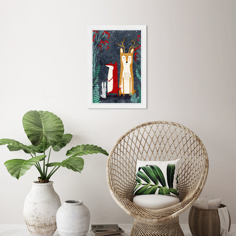 Reproduction d'art sur papier animaux