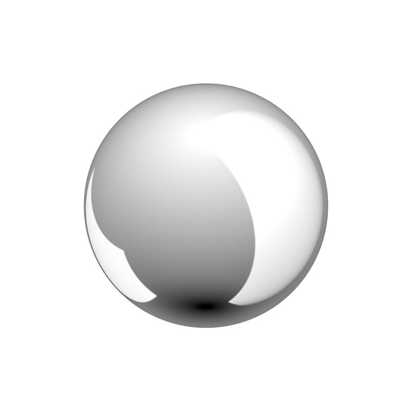 Poignée ronde surdimensionnée de 1 9/16 po de diamètre, Chrome