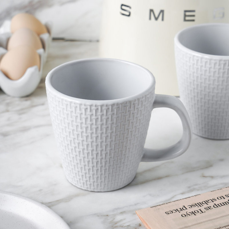 Stone Lain Olivia Mug Set Stoneware, White