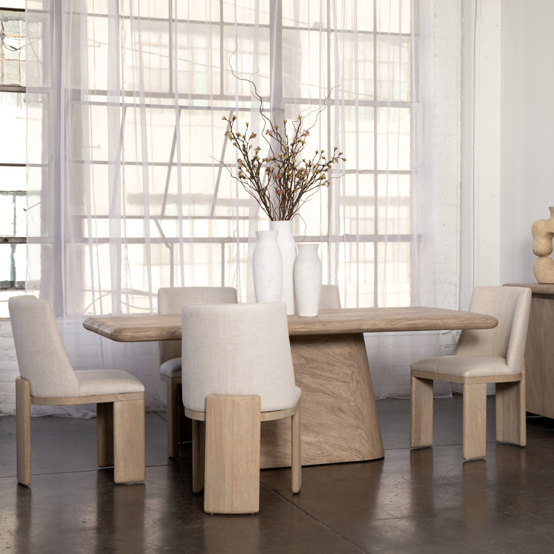 Alistair Polyester Upholstered Dining Chair, Sand, Beige