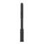 Robinet rétractable moderne noir mat, 19,27 po, cuisine compacte - 19,27 po-186832531