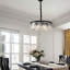Eshmaal 6 - Light Dimmable Drum Chandelier-1062128497-1059923528