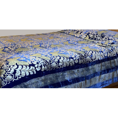 Butterflies Velvet Queen Bedspread
