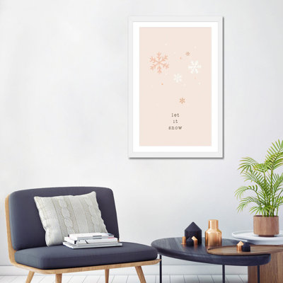 "Let It Snow" par Orara studio, reproduction d’art