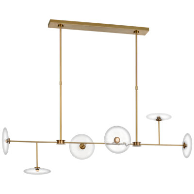 Ian K. Fowler Calvino Large Linear Chandelier