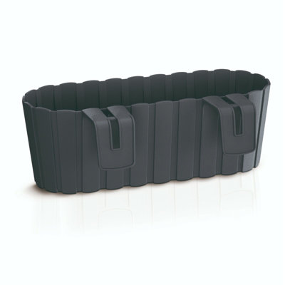 Aarifah Plastic Railing Planter