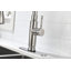 Robinet de cuisine tactile avec douchette extractible-117238473