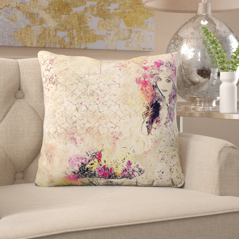 Coussin de fille fille Bob, Microsuède, Intérieur